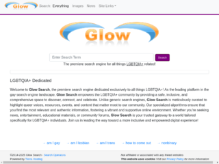 Screenshot of glowsearch.com