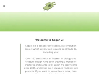 Screenshot of sagan4.org