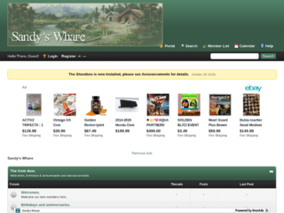 Screenshot of sandyswhare.createmybb4.com