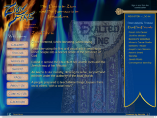 Screenshot of zionfire.com